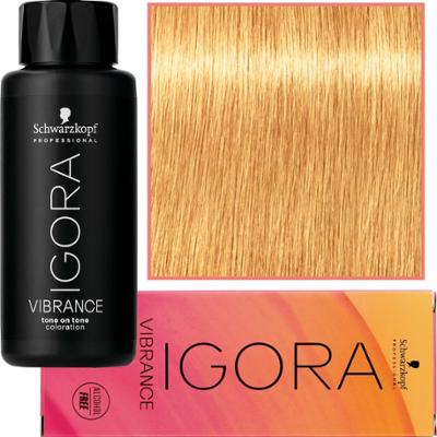 Schwarzkopf Professional Igora Vibrance – półtrwała farba do włosów bez amoniaku, 60ml 10-57 | Złoty Miedziany Delikatny