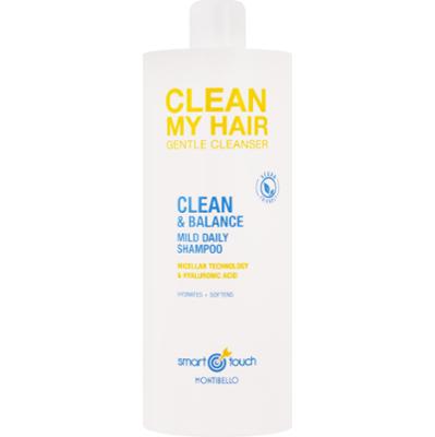 Montibello Smart Touch Clean My Hair - wegański szampon nawilżający, 1000ml