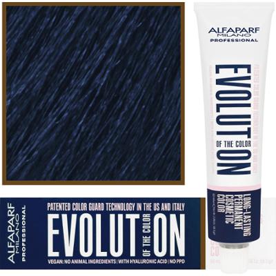 Alfaparf Evolution - wegańska farba do koloryzacji włosów, 60ml 1,11 | Czarno-niebieski