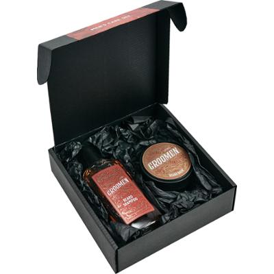 Groomen FIRE Zestaw do brody - szampon oraz balsam do brody, 150ml+50g