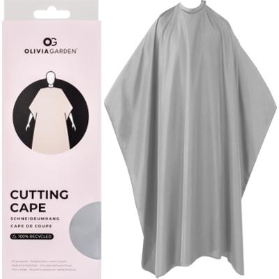 Olivia Garden Cutting Cape - ekologiczna peleryna fryzjerska, różne kolory Light Gray | Szary