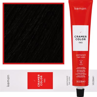 Kemon Cramer Color - kremowa farba do włosów z olejem kokosowym, 100ml 3,21 | Ciemny Beżowy Popielaty Brąz