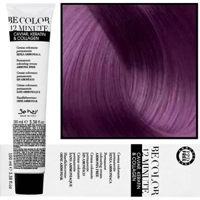 Be Hair Be Color 12 minute - farba do włosów bez amoniaku, 100ml 5,2 | Jasnt Kasztanowy Fiolet