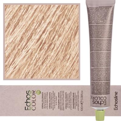 Echosline Echos Color Colouring Cream - wegańska farba do włosów, 100ml 12,0 | Ektra Platynowy Naturalny Blond