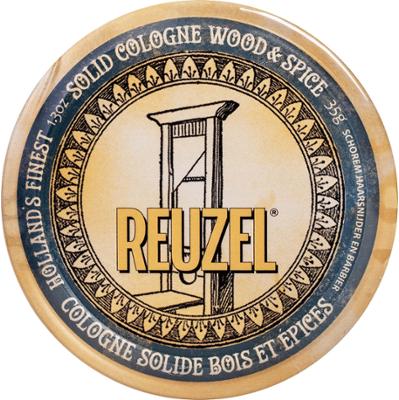 Reuzel Solid Cologne Wood & Spice - woda kolońska w kremie, zapobiega podrażnieniom, 35g