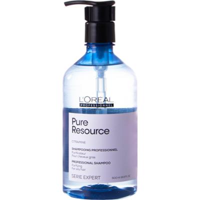 Loreal Pure Resource, szampon do przetłuszczających się włosów 500ml