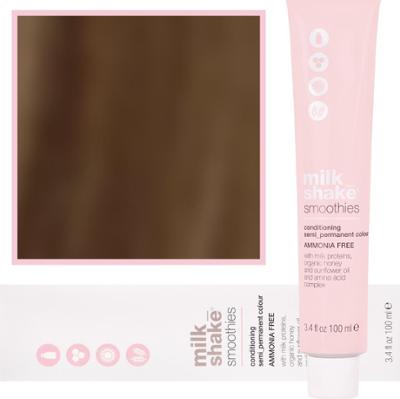 Milk Shake Smoothie Semi-Perm - farba do włosów bez amoniaku, paleta kolorów, 100ml 6,41 | 6CA || Ciemny Miedziany Popielaty Blond
