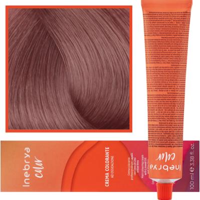 Inebrya Color - farba krem koloryzujący do włosów, 100ml 8/27 | Jasny Pudrowy Blond