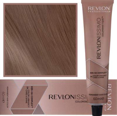 Revlon Revlonissimo Colorsmetique High Coverage - profesjonalna farba do siwych włosów, 60ml HC 6,42 | Ciemny Miedziany Opalizujący Blond