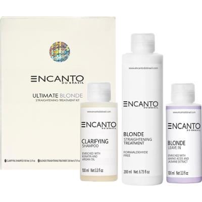 Encanto Ultimate Blonde, zestaw keratyny do włosów blond