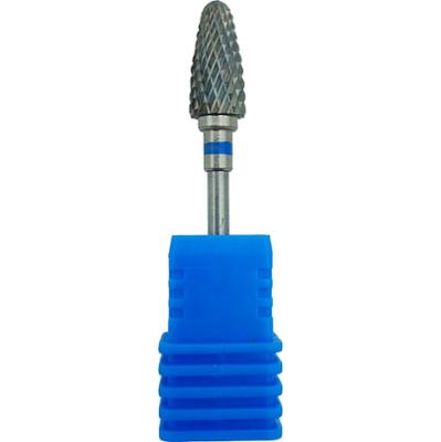 Frez Karbidowy Stożek - frez do manicure paznokci, kolor niebieski