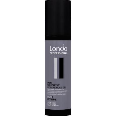 Londa Soldify It Extreme Hold Gel -  żel do włosów dla mężczyzn, ekstra mocny, 100ml