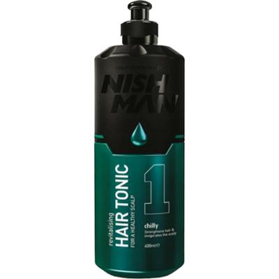 Nishman Revitalising Hair Tonic Chilly - wzmacniający tonik do włosów i skóry głowy, 400ml