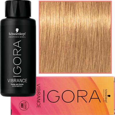 Schwarzkopf Professional Igora Vibrance – półtrwała farba do włosów bez amoniaku, 60ml 9,5-5 | Złoty