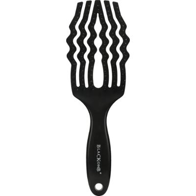 Poniks Blackomb Breeze Paddle Brush - masująca szczotka do włosów z naturalnym włosiem dzika