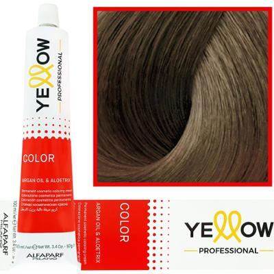 Alfaparf Yellow - trwała farba do włosów z aloesem i kiełkami pszenicy, 100ml 8,31 | Jasny Złoty Popielaty Blond