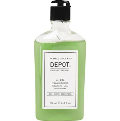 Depot NO. 406 Transparent Shaving Gel - transparentny żel do golenia, 200ml