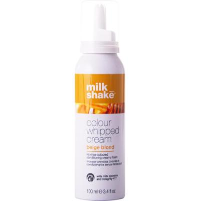 Milk Shake Color Whipped Cream Beige Blonde – pianka koloryzująca i odżywcza bez spłukiwania 100 ml Beige blond