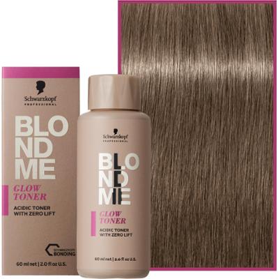 Schwarzkopf BlondMe Glow Toner – profesjonalny toner do włosów blond, 60 ml 9,5-81 | Strawberry - Truskawkowy