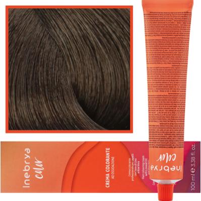 Inebrya Color - farba krem koloryzujący do włosów, 100ml 6 | Czysty Ciemny Blond
