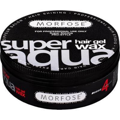 Morfose Super Aqua Hair Gel Wax Super Shining – żelowy wosk nabłyszczający, mocny 150ml