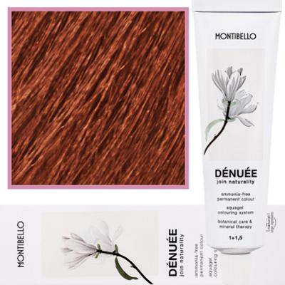 Montibello Denuee - naturalna wegańska farba do włosów bez amoniaku, 60ml 7,44 | Intensywny Miedziany Blond