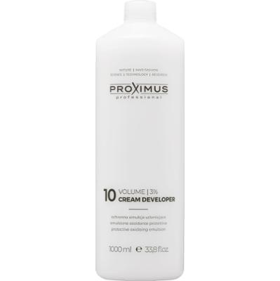 Proximus Cream Developer– oksydant do farbowania i rozjaśniania włosów, 1000 ml 3% | Volume 10