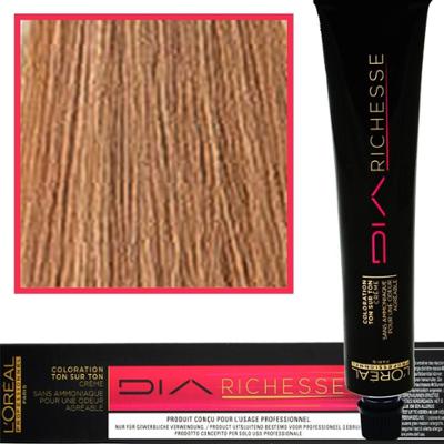 Loreal Dia Richesse - farba do włosów bez amoniaku, 50ml 8 Jasny Blond