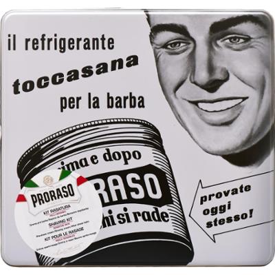 Proraso Sensitive Shaving Kit - zestaw do golenia skóry wrażliwej, 2x100ml + 150ml