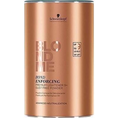 Schwarzkopf BlondMe Bond Enforcing Premium Lightener 9+ dust free powder, rozjaśniacz 450g