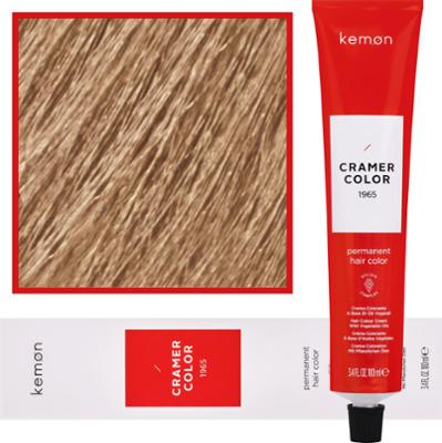 Kemon Cramer Color - kremowa farba do włosów z olejem kokosowym, 100ml 9 | Bardzo Jasny Blond