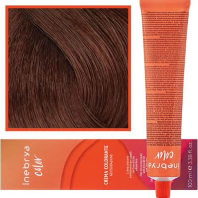 Inebrya Color - farba krem koloryzujący do włosów, 100ml 7/9 | Czekolada Gianduia