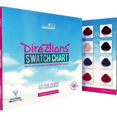 La Riche Directions - paleta kolorów wegańskich tonerów hair dye, 46 intensywnych odcieni