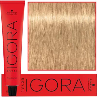 Schwarzkopf Professional Igora Royal - trwała farba do włosów o innowacyjnej formule, 60ml 9,5-4 | Pastelowy Beżowy