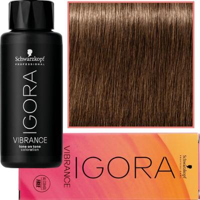 Schwarzkopf Professional Igora Vibrance – półtrwała farba do włosów bez amoniaku, 60ml 7-4 | Średni Blond Beżowy