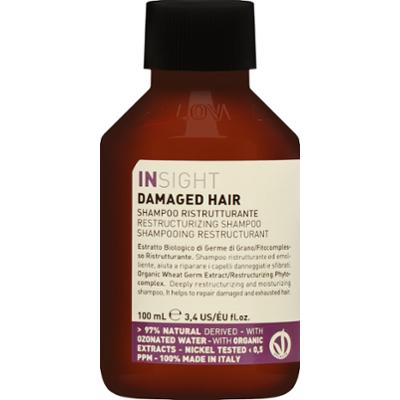 Insight Damaged Hair Shampoo - szampon do włosów zniszczonych, 100ml