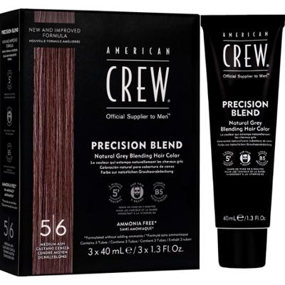 American Crew Precision Blend - odsiwiacz dla mężczyzn 3x40ml Medium ASH - średni popielaty