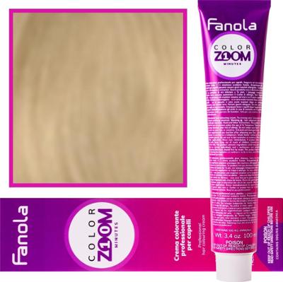 Fanola Color Zoom - krem do farbowania włosów cała paleta, 100 ml 9.0 Bardzo jasny blond