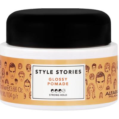 Alfaparf Style Stories Glossy Pomade - pomada do stylizacji, 100ml