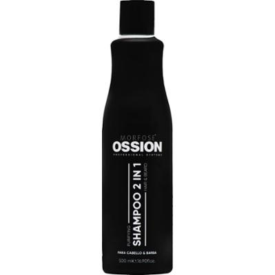 Morfose Ossion Premium Barber Purifying 2 in 1 Shampoo – szampon i odżywka dla mężczyzn, 500 ml