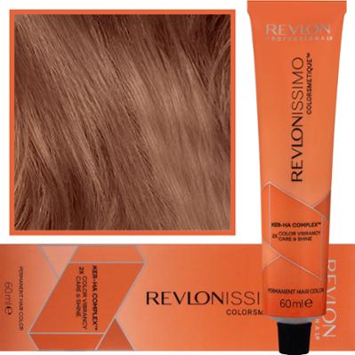 Revlon Revlonissimo Colorsmetique - kremowa farba do włosów, 60ml 7,4 | Średni Miedziany Blond