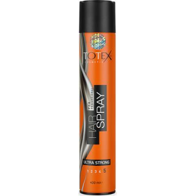 Totex Hair Spray Ultra Strong - bardzo mocny lakier do włosów, 400ml