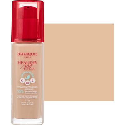 Bourjois Healthy Mix - podkład przykrywający oznaki zmęczenia z witaminami, 30ml 051W - Light Vanilla