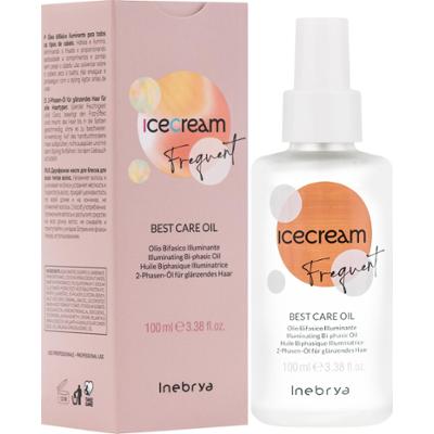 Inebrya Ice Cream Frequent Best Care - olejek rozświetlający do włosów, 100ml