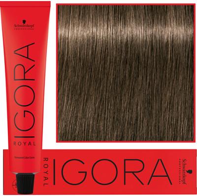 Schwarzkopf Professional Igora Royal - trwała farba do włosów o innowacyjnej formule, 60ml 6-0 | Ciemny Blond Naturalny
