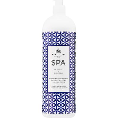 Kallos SPA Moisturizing Shower&Bath Cream - nawilżający kremowy żel pod prysznic, 1000ml