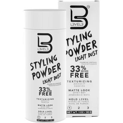 L3VEL3 Styling Powder - lekki puder do stylizacji włosów, delikatny, 30g