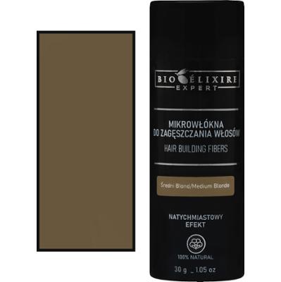 Bioelixire Mikrowłókna bawełniane do zagęszczania włosów, różne kolory, 30g Medium Blonde | Średni blond