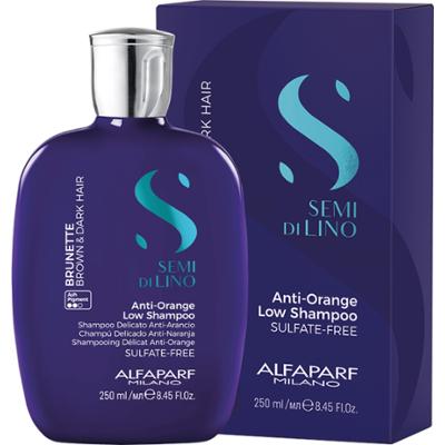 Alfaparf Anti Orange Low - szampon neutralizujący żółte odcienie do włosów ciemnych, 250ml