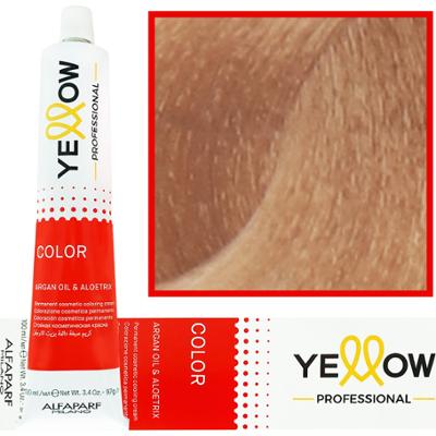 Alfaparf Yellow - trwała farba do włosów z aloesem i kiełkami pszenicy, 100ml 9 | Bardzo Jasny Naturalny Blond